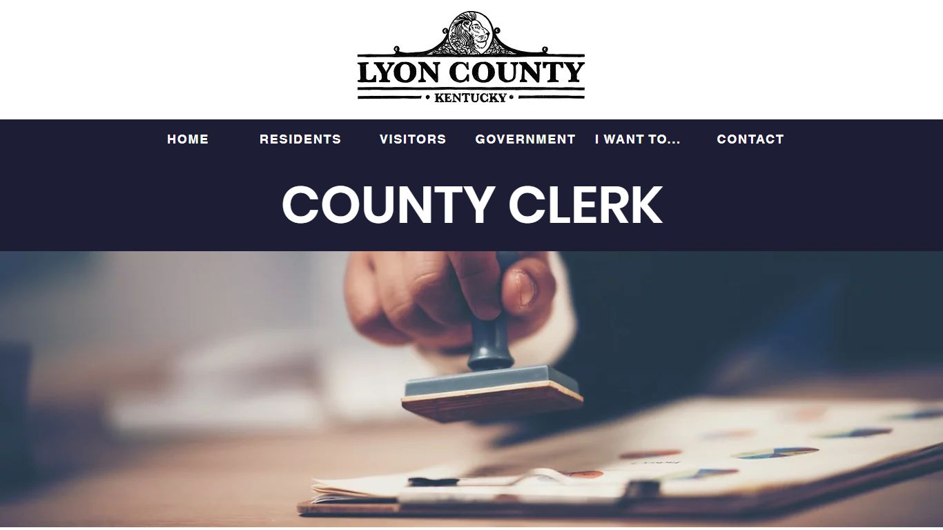 County Clerk | Lyon County Ky